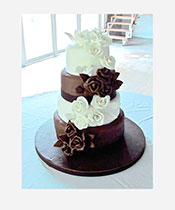Torta eventos Cascada de rosas 02